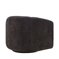 Grande Chocolate Swivel Accent Chair - Ornate Home