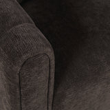Grande Chocolate Swivel Accent Chair - Ornate Home