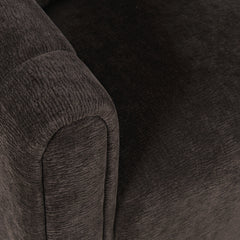 Grande Chocolate Swivel Accent Chair - Ornate Home