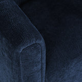 Grande Navy Swivel Accent Chair - Ornate Home