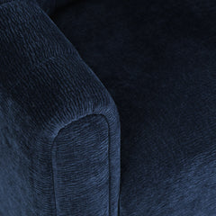 Grande Navy Swivel Accent Chair - Ornate Home
