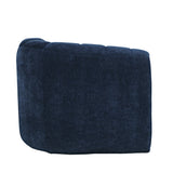 Grande Navy Swivel Accent Chair - Ornate Home