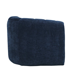 Grande Navy Swivel Accent Chair - Ornate Home