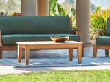 Grande Rectangular Teak Outdoor Coffee Table - Ornate Home