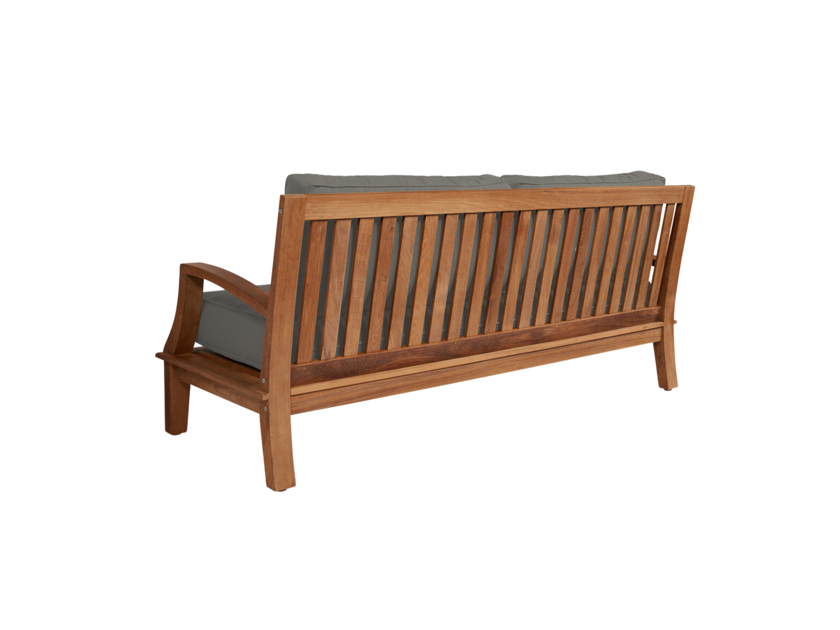 Grande Teak Charcoal Outdoor Sofa with Sunbrella® Cushion - Ornate Home