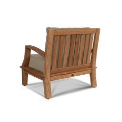 Grande Teak Fawn Outdoor Club Chair with Sunbrella® Cushion - Ornate Home