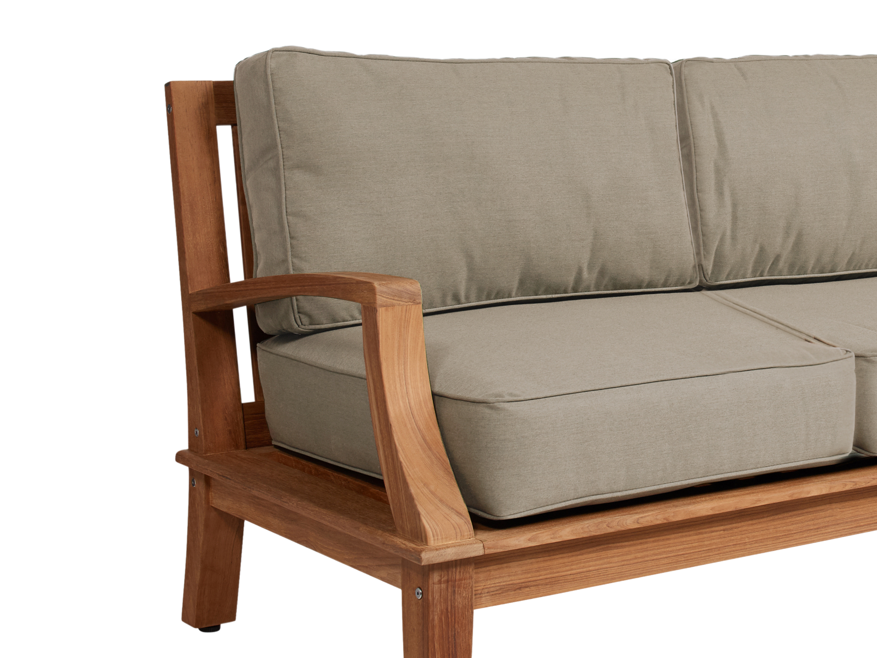 Grande Teak Fawn Outdoor Sofa with Sunbrella® Cushion - Ornate Home