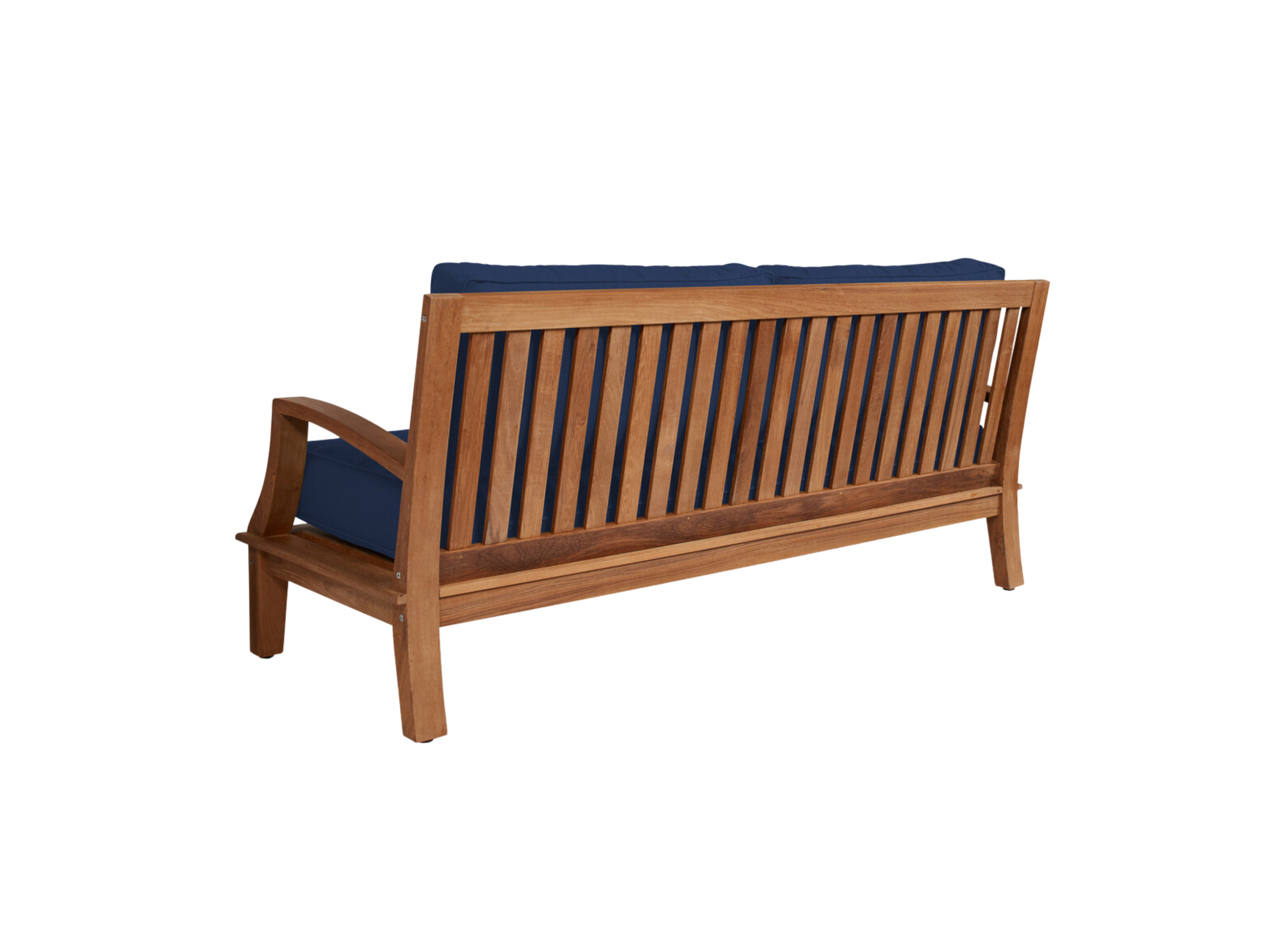 Grande Teak Navy Outdoor Sofa with Sunbrella® Cushion - Ornate Home