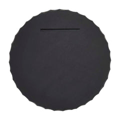 Grander Black/Gray Round Mirror - Ornate Home