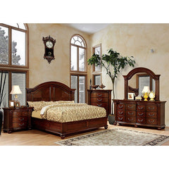 Grandom Cherry Cal.King Bed - Ornate Home