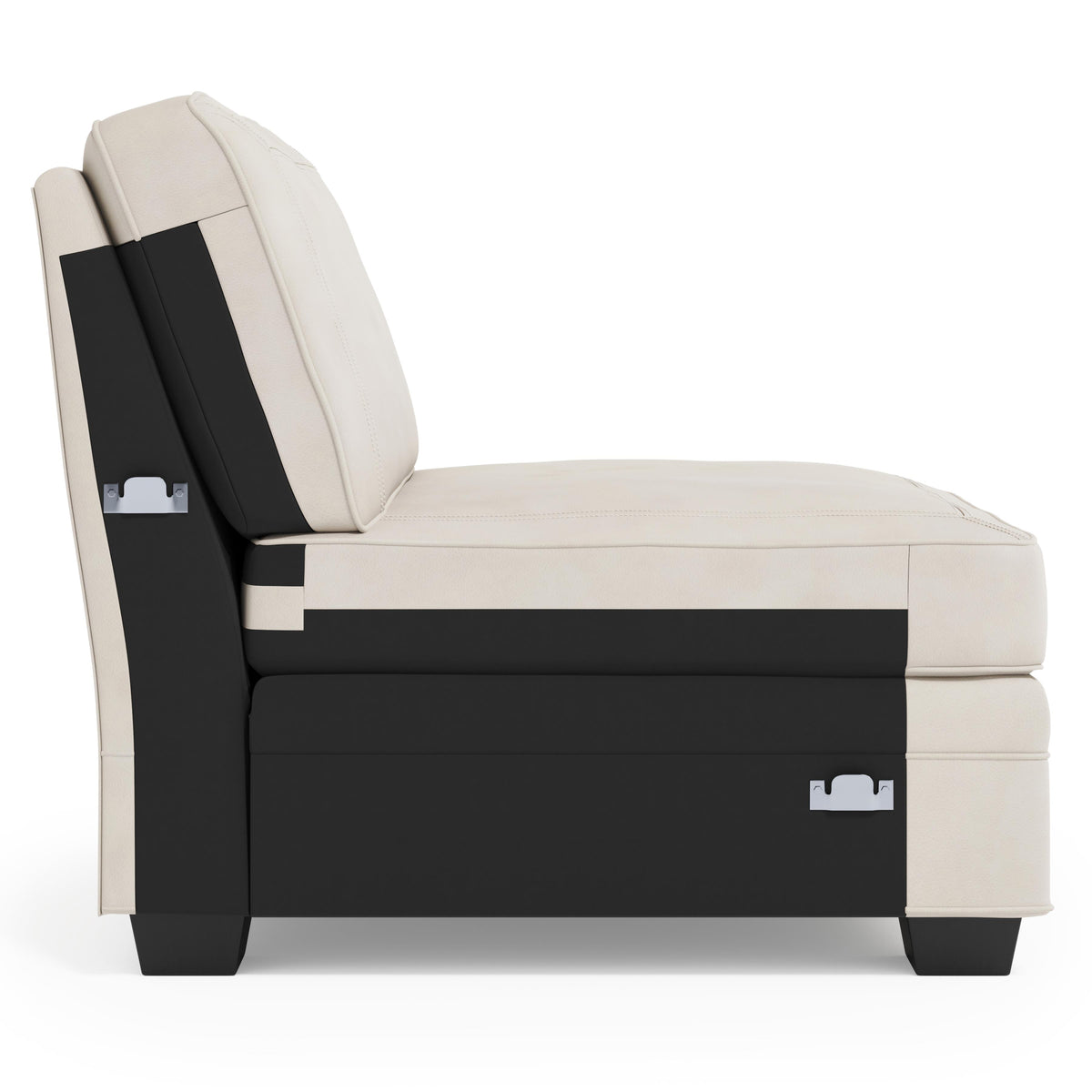 Grandview Noir Armless Chair Without Nails - Ornate Home
