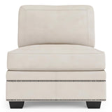 Grandview Noir Armless Chair Without Pillows - Ornate Home
