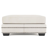 Grandview Noir Ottoman - Ornate Home