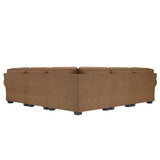 Grandview Tobacco Distressed Sectional - Ornate Home