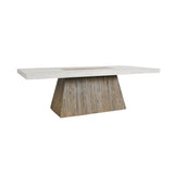 Grange Natural/Antique White Dining Table - Ornate Home