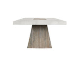 Grange Natural/Antique White Dining Table - Ornate Home