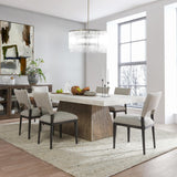 Grange Natural/Antique White Dining Table - Ornate Home