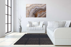 Granite II Tempered Glass w / Foil Wall Art - Ornate Home
