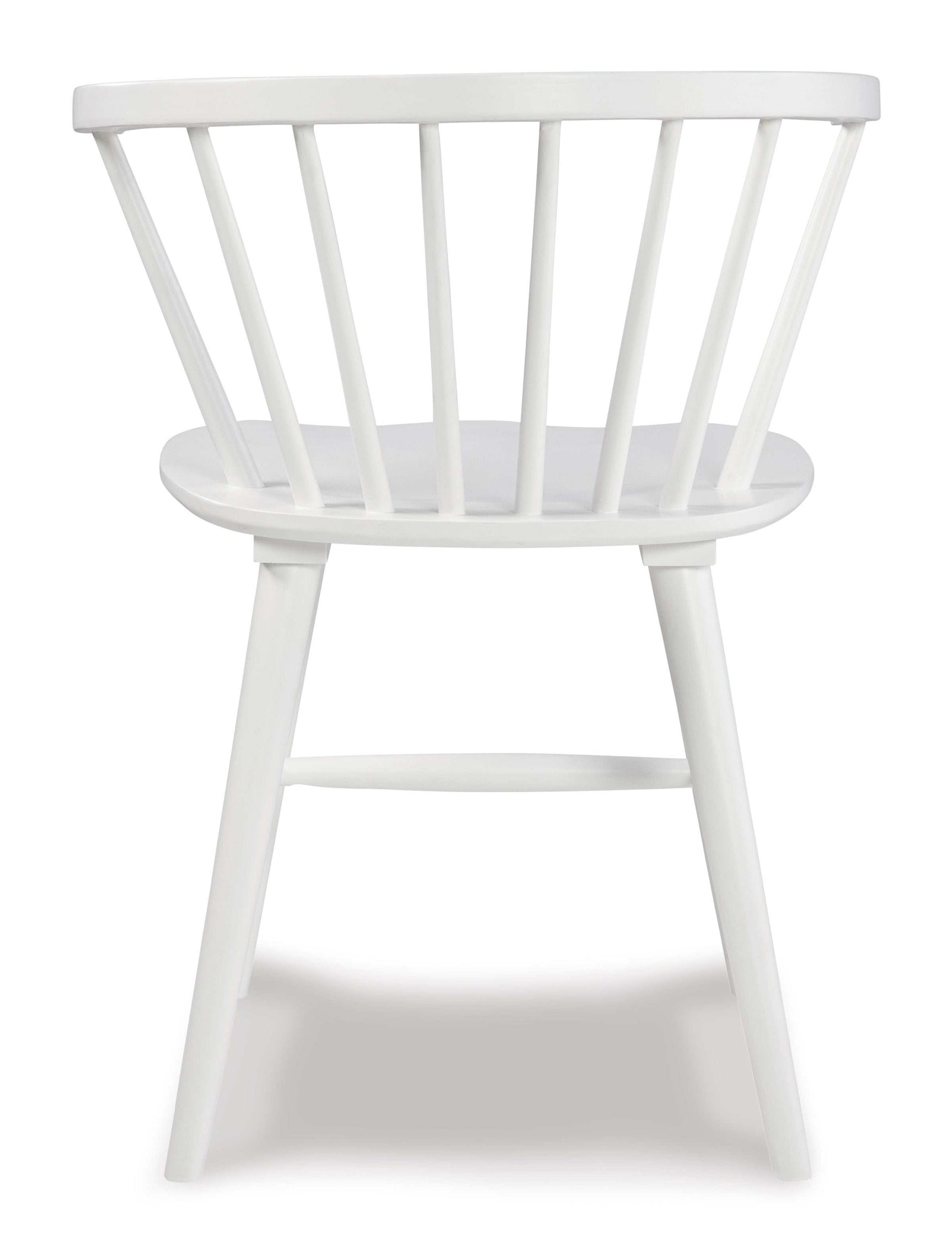 Grannen White Dining Chair (Set of 2) - Ornate Home