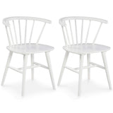 Grannen White Dining Chair (Set of 2) - Ornate Home