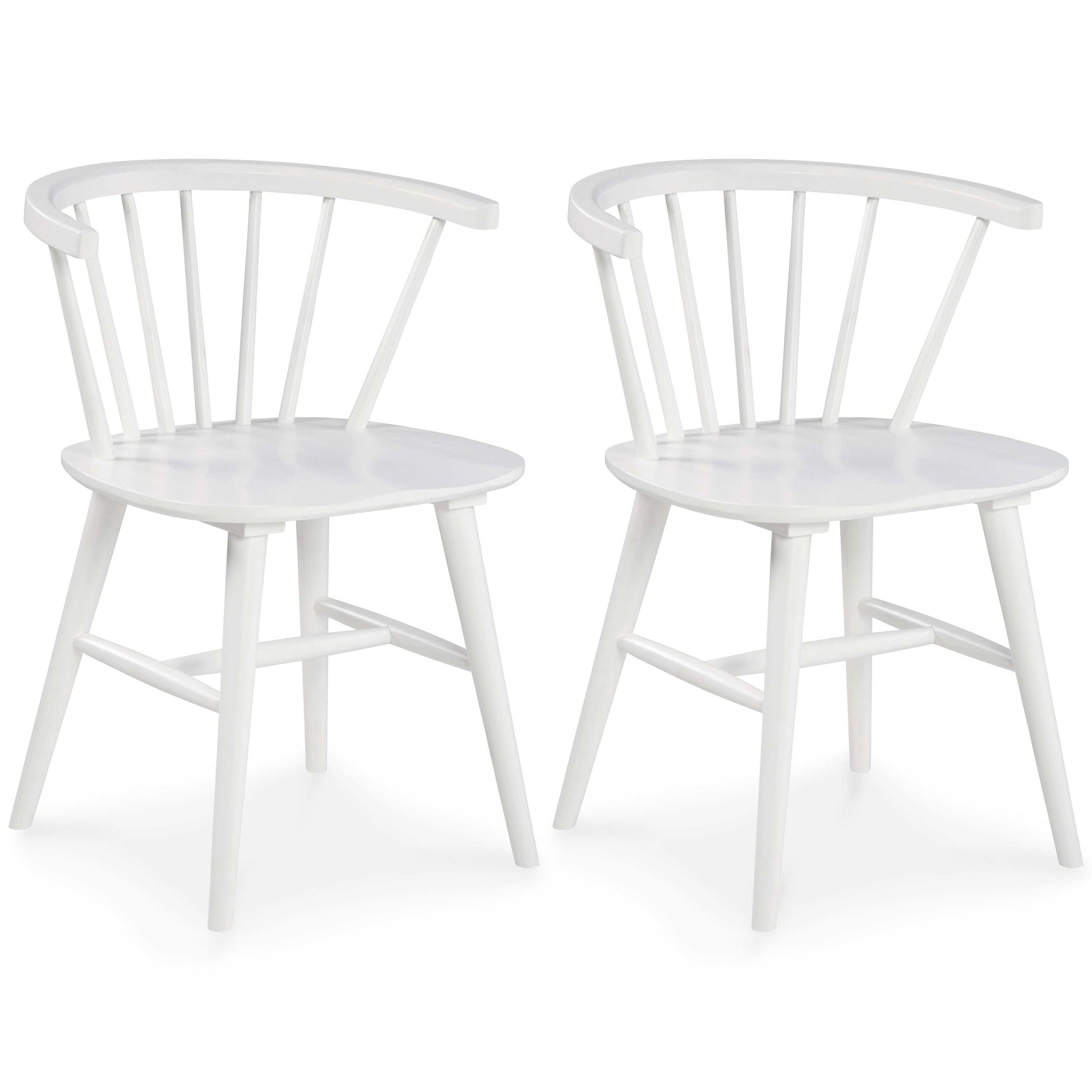 Grannen White Dining Chair (Set of 2) - Ornate Home