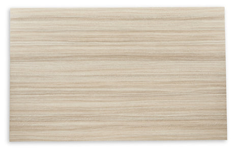 Grannen White & Natural Dining Table - Ornate Home