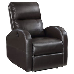 Grant Brown Power Recliner - Ornate Home