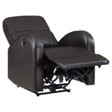 Grant Brown Power Recliner - Ornate Home