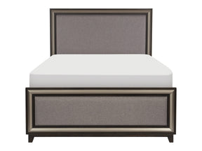 Grant Ebony/Silver California King Bed - Ornate Home