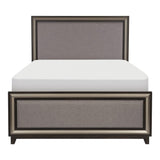 Grant Ebony/Silver California King Bed - Ornate Home