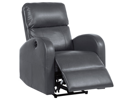 Grant Grey Power Recliner - Ornate Home
