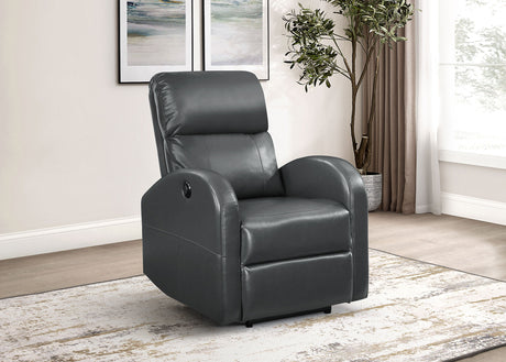 Grant Grey Power Recliner - Ornate Home