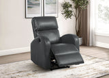 Grant Grey Power Recliner - Ornate Home