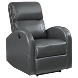 Grant Grey Power Recliner - Ornate Home