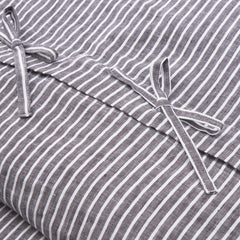 Grant Grey/White 5-Piece Duvet Set - Ornate Home