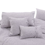 Grant Grey/White 5-Piece Duvet Set - Ornate Home