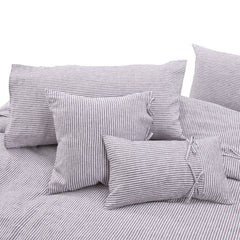 Grant Grey/White 5-Piece Duvet Set - Ornate Home