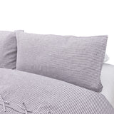 Grant Grey/White 5-Piece Duvet Set - Ornate Home