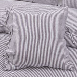 Grant Grey/White 5-Piece Duvet Set - Ornate Home