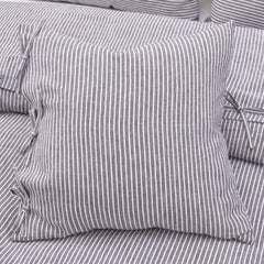 Grant Grey/White 5-Piece Duvet Set - Ornate Home