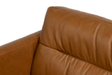 Grant Tuxedo Brown Sofa - Ornate Home