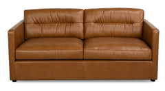 Grant Tuxedo Brown Sofa - Ornate Home
