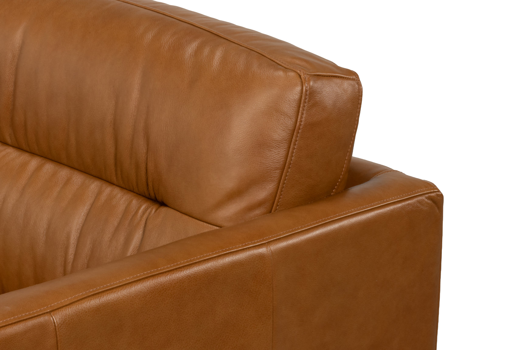 Grant Tuxedo Brown Sofa - Ornate Home