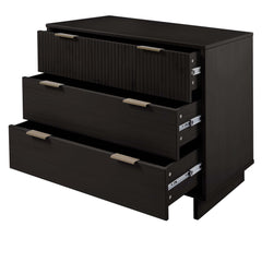 Granville 2-Piece Standard Dresser and Nightstand Set in Black - Ornate Home