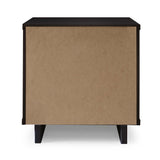 Granville 2-Piece Standard Dresser and Nightstand Set in Black - Ornate Home