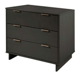 Granville 2-Piece Standard Dresser and Nightstand Set in Dark Grey - Ornate Home