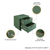 Granville 2-Piece Standard Dresser and Nightstand Set in Sage Green - Ornate Home