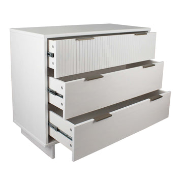 Granville 2-Piece Standard Dresser and Nightstand Set in White - Ornate Home