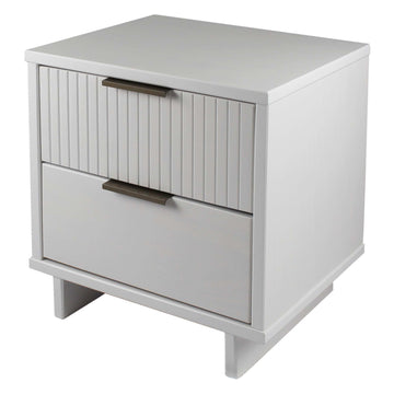 Granville 2-Piece Standard Dresser and Nightstand Set in White - Ornate Home