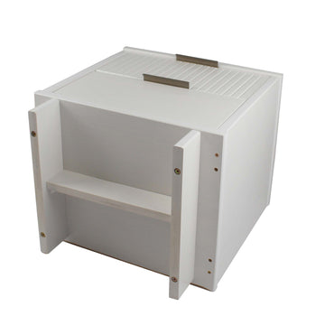 Granville 2-Piece Standard Dresser and Nightstand Set in White - Ornate Home